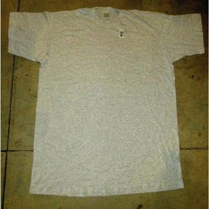 BOB BARKER Extra Long Lightweight S/S Tee Shirts 55Cot/45Poly 4XL Light Grey